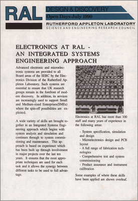 Electronics at RAL: An integrated systems engineering approach