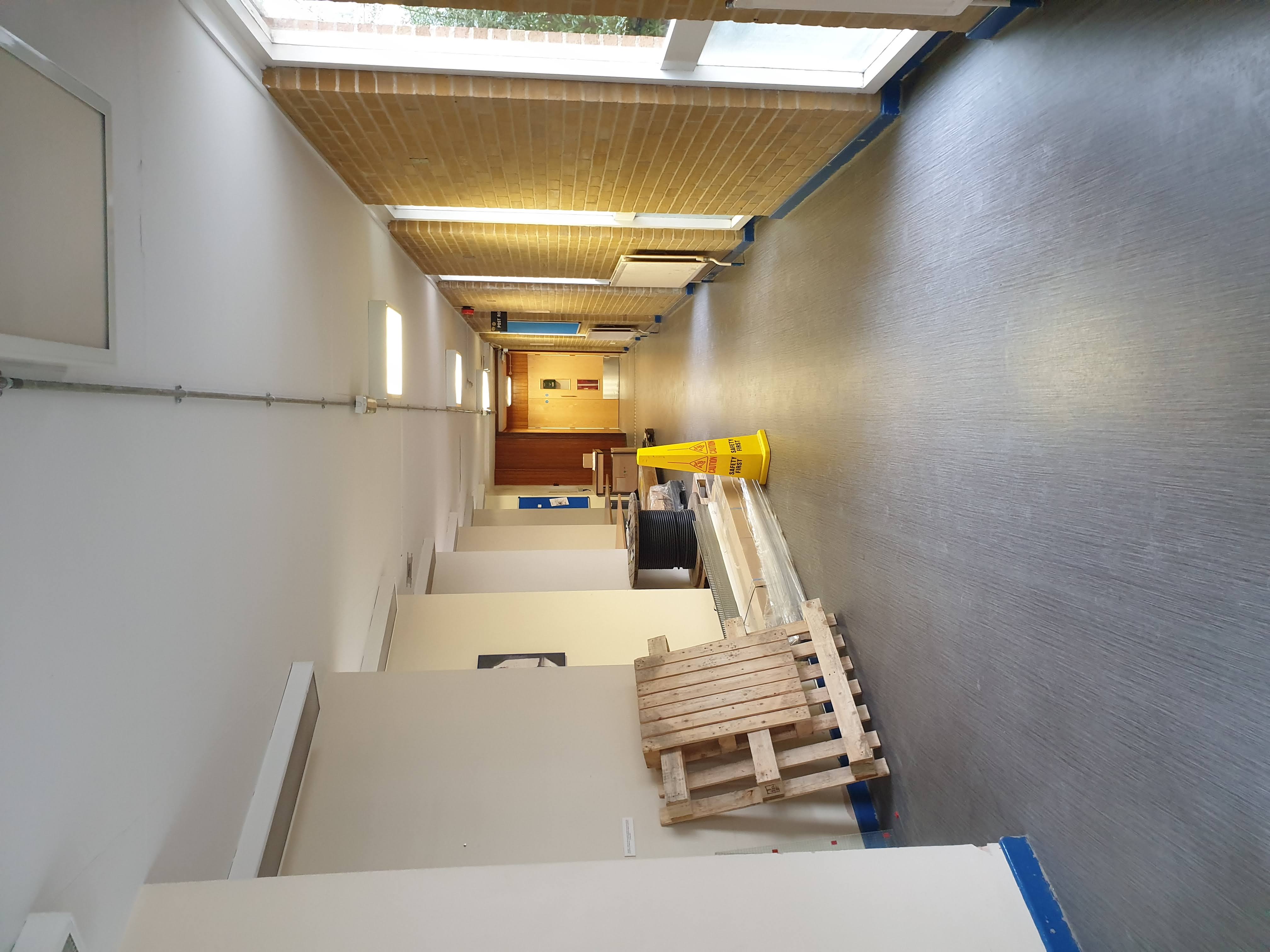 Corridor looking west