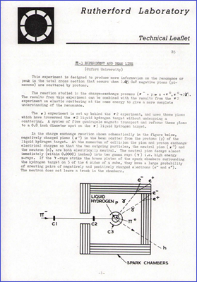 B3 Pi3 Experiment and Beam Line (Oxford University)