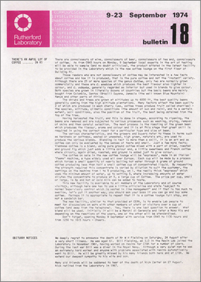Bulletin 9 September 1974