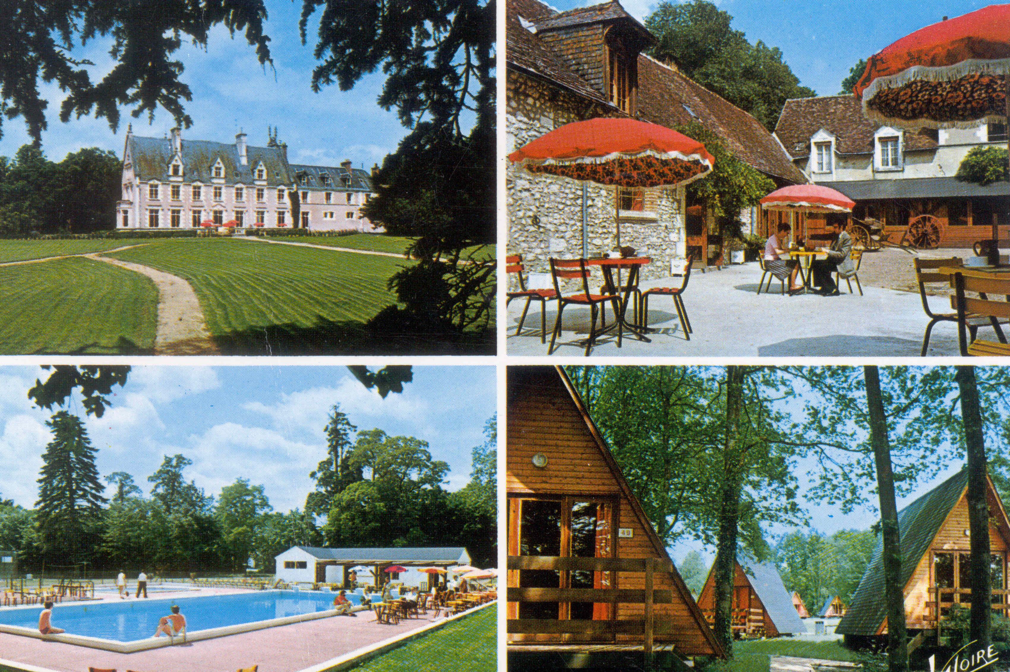 Domaine de Seillac Postcard, May 1976