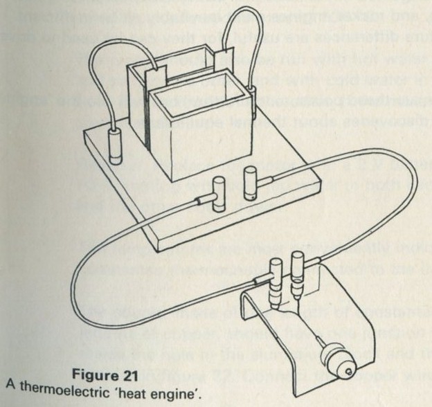 Figure 21: A thermoelectric heat engine.