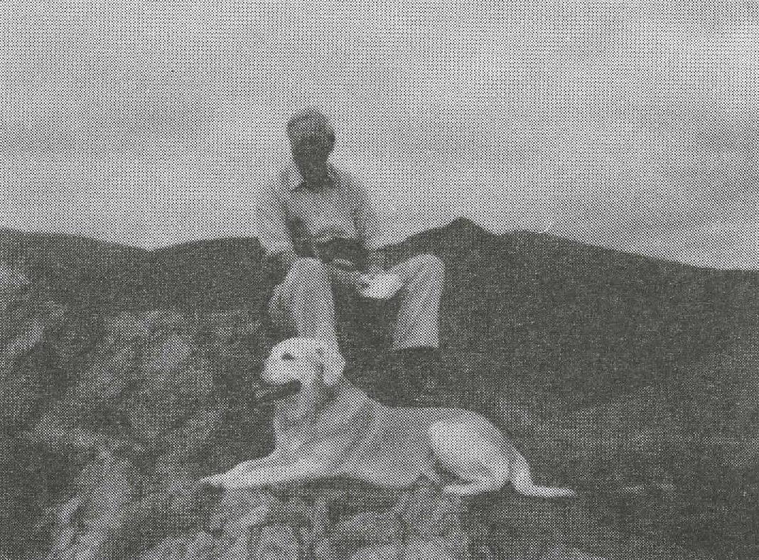 Leslie and Willow on their way to conquering another peak in "the most beautiful place in the world" - the Lake District 