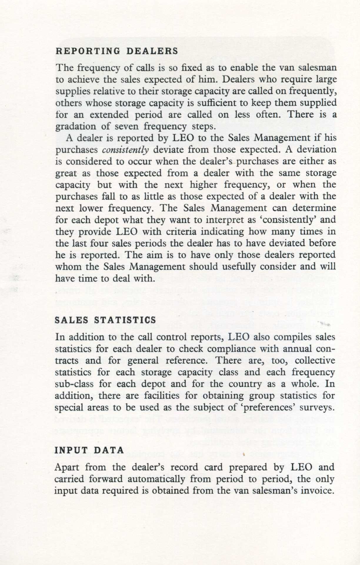 Leo Leaflet: Sales Control (2)