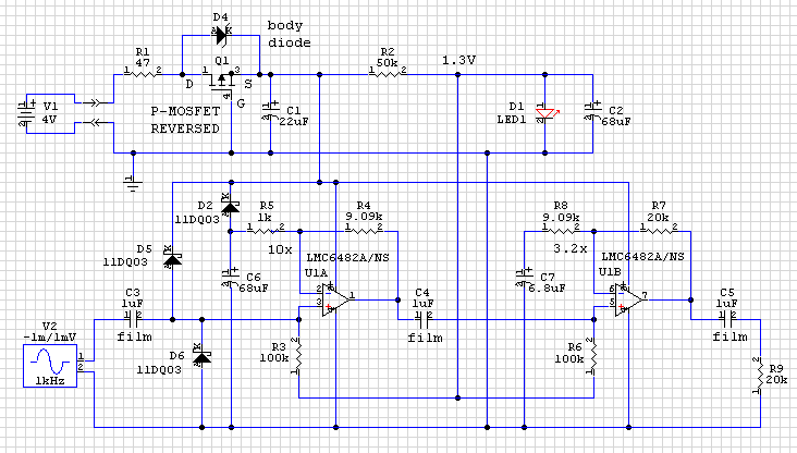 [LMC6482 Preamp Schematic]