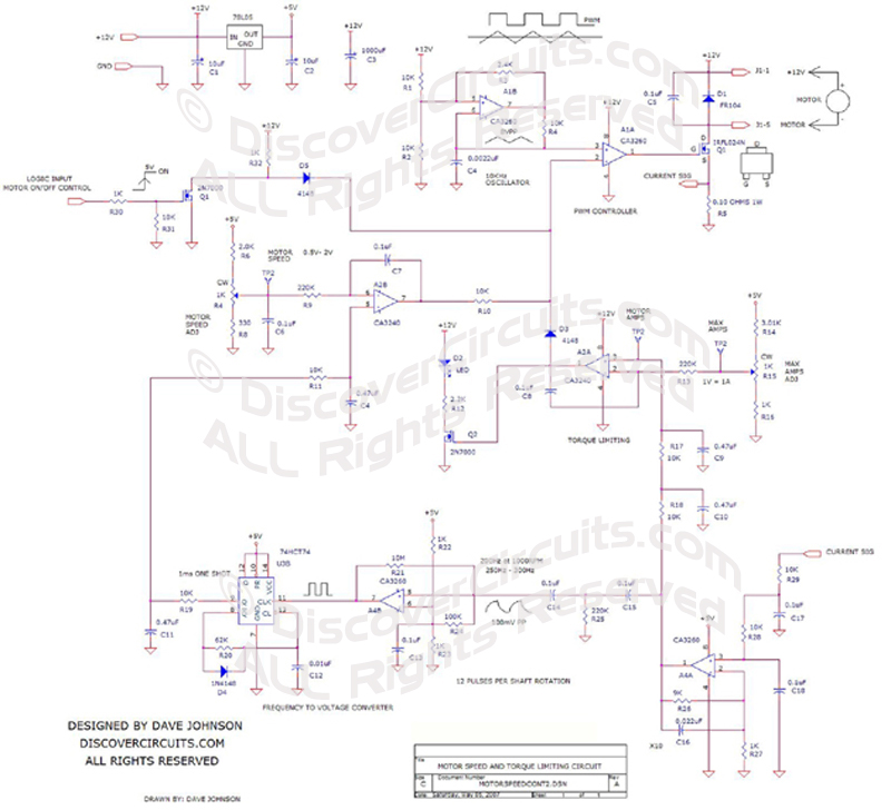 Motor Speed Controller, David Johnson, May 13, 2007