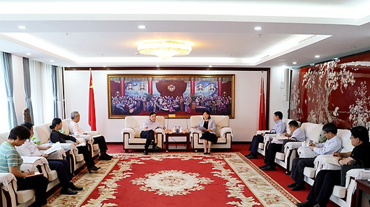 何维会见国家卫生健康委党组成员，国家中医药管理局党组书记、局长余艳红一行