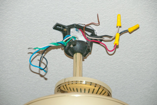 Craftsman 5
                  wood blade ceiling fan Wiring