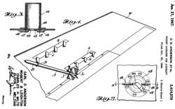 2414579 Rocket launcher for aircraft, Carl D
                  Anderson, Robert B Leighton, Charles H Wilts, Aldon L
                  Melzian, Navy, App: 1944-10-20, W.W. II, Pub:
                  1947-01-21, -