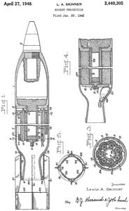 2440305 Rocket
                  projectile, Leslie A Skinner, Sec of War, App:
                  1942-01-20