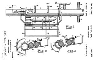 2451522 Rocket
                  projector, Edward G Uhl, Leslie A Skinner, App:
                  1942-12-02