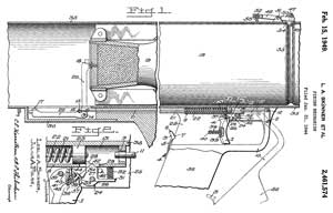 2461574 Firing
                  mechanism, Leslie A Skinner, Julius A Folse, App:
                  1944-01-31, (W.W.II), Pub: 1949-02-15