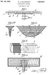 2624004
                  Ferromagnetic antenna, Wladimir J Polydoroff,
                  1952-12-30