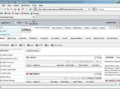 Opensuite Menu. Switching between supported applications
