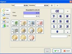 Cash Payment Screen (with Rounding)