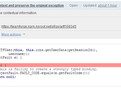 Sonar keeps info about issue.