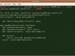 Interactive debugging with '--debug'