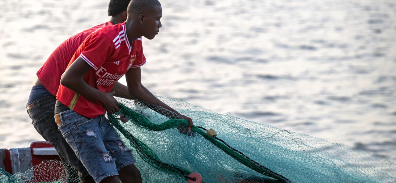Fishing in Rincao, Cabo Verde.