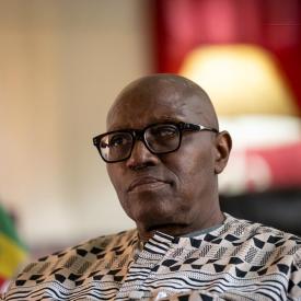 Eloi Coly, the curator of the House of Slaves