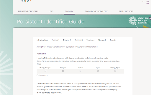 ARKs added to new version of the PID Guide