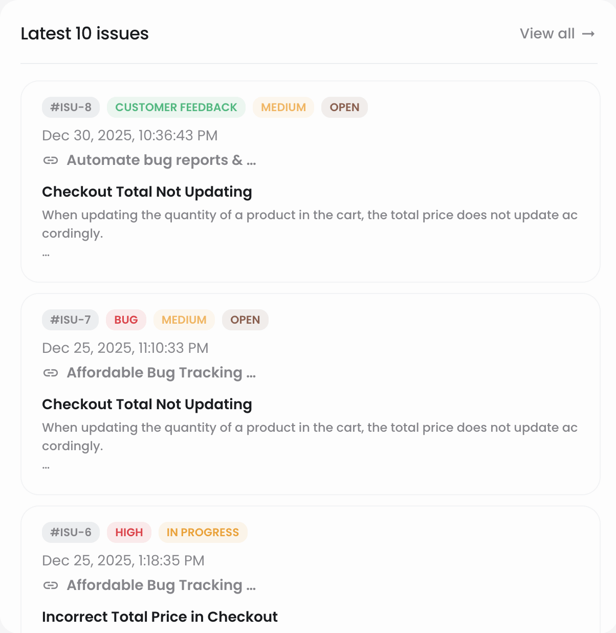 Latest Issues
