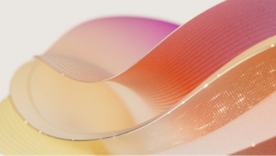  red 3D wave image