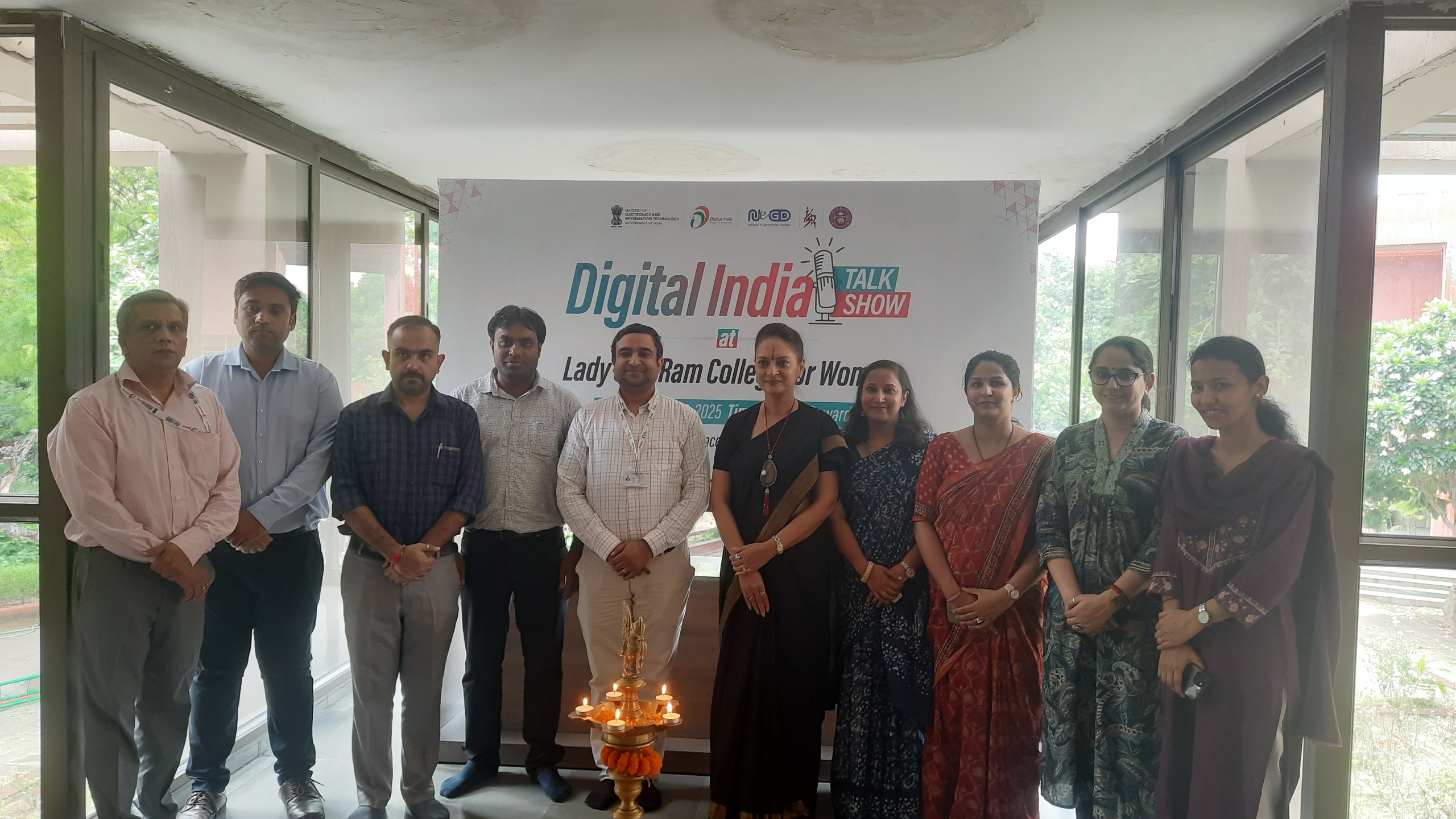 Digital India Awareness University Workshop cum Digital India Talk Show at the Lady Shri Ram College for Women