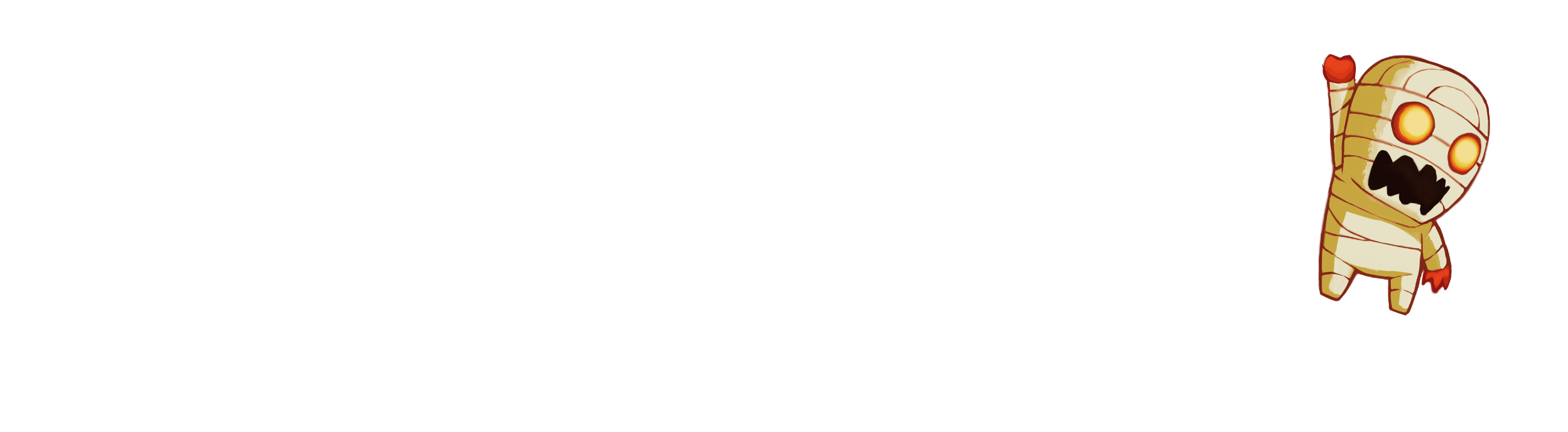 A mummy, dangling on the corner of the form