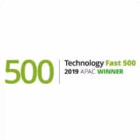 Deloitte Technology Fast 500 2019 APAC Winner logo, recognising high-growth technology companies across the Asia-Pacific region.