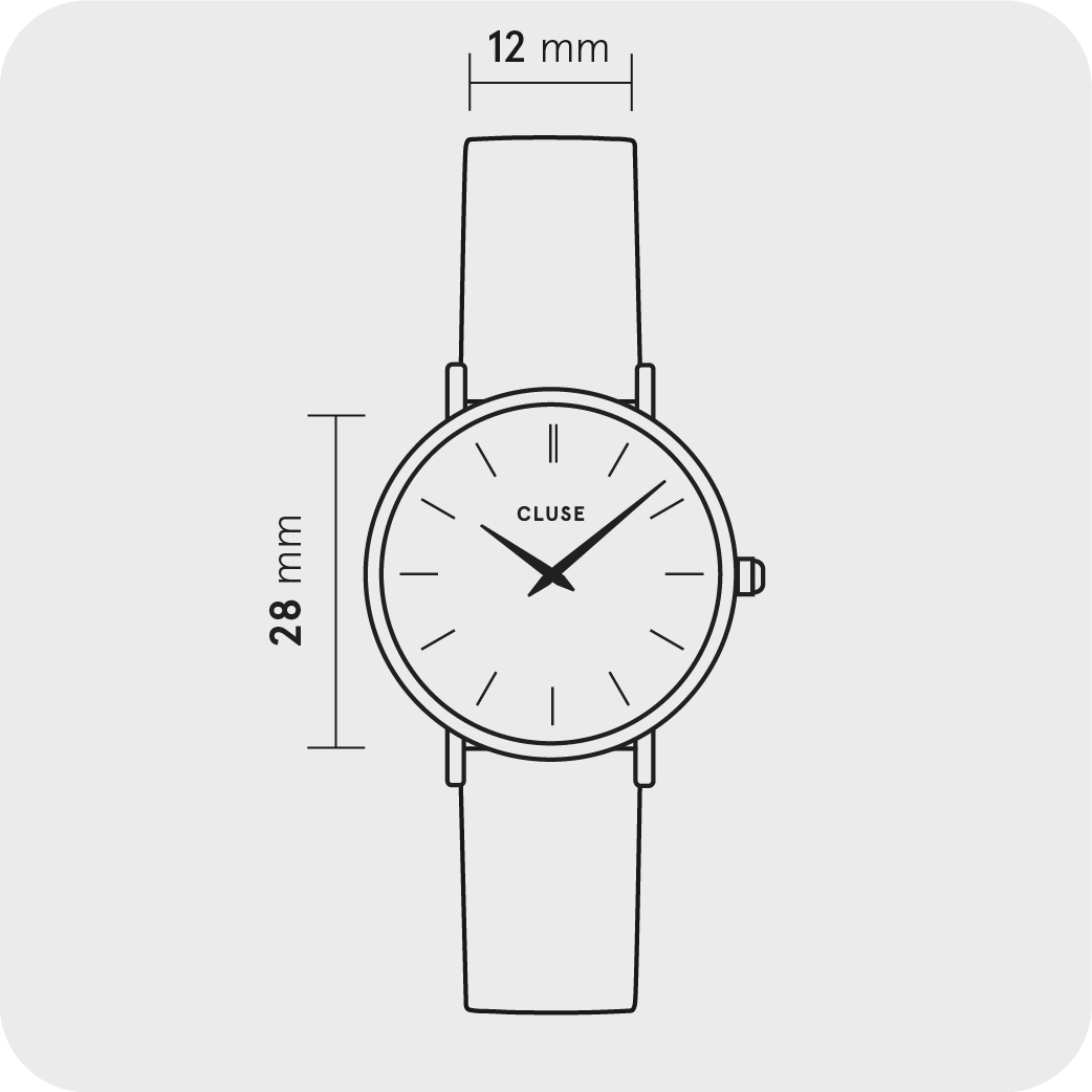 CLUSE Boho Chic Petite Watch - Graphic