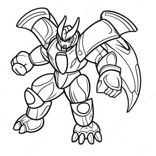 Página Para Colorear De Bakugan 1370-1079