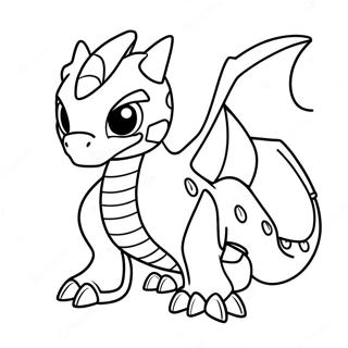 Página Para Colorear De Dragonoid Bakugan 1371-1091