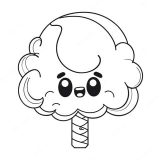 Pagina De Colorat Cu Vată De Zahăr 15460-12230