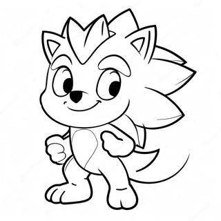 Pagina De Colorat Cu Silver, Ariciul 23232-18340