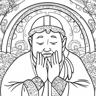 Раскраска Молитвы 2330-1851