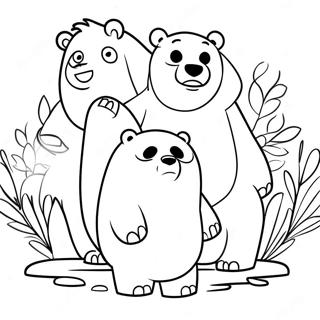 We Bare Bears Pagine Da Colorare