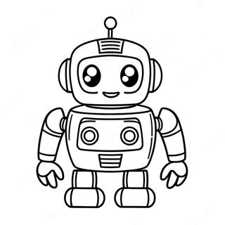 Carino Robot Ai Pagina Da Colorare 29025-22927