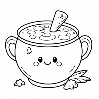 Chowder Bowl Coloring Page 32863-25983