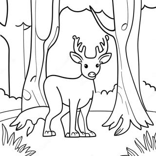 Pagina Da Colorare Della Foresta Incantata 43653-34499