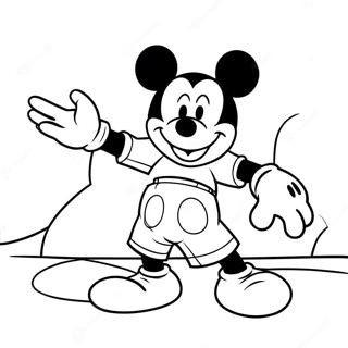 Mickey Mouse Şortları Boyama Sayfası 46143-36476