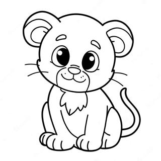 Lekende Leon Fargeleggingsark 50144-39676