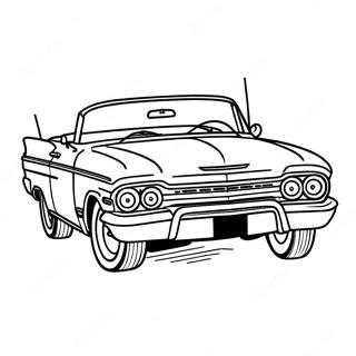 Pagina Da Colorare Chevy Impala Cabriolet 66895-52980