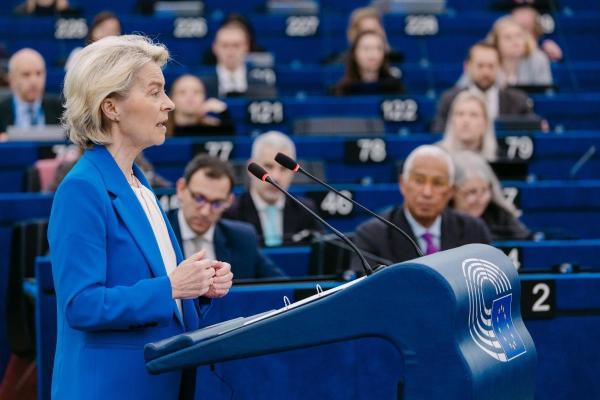 Participation of Ursula von de Leyen, President of the European Commission, in the EP plenary debate