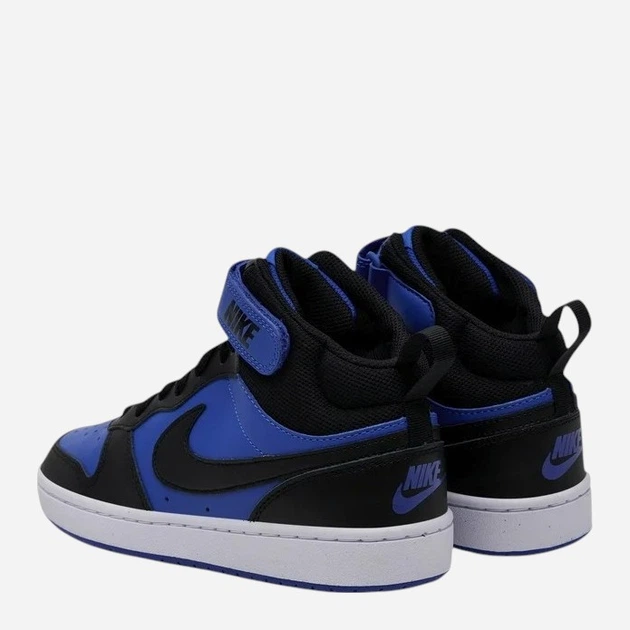 Sneakersy młodzieżowe chłopięce wysokie Nike Court Borough Mid 2 (Gs) CD7782-404 37.5 (5US) Czarne (197594221130) - obraz 3