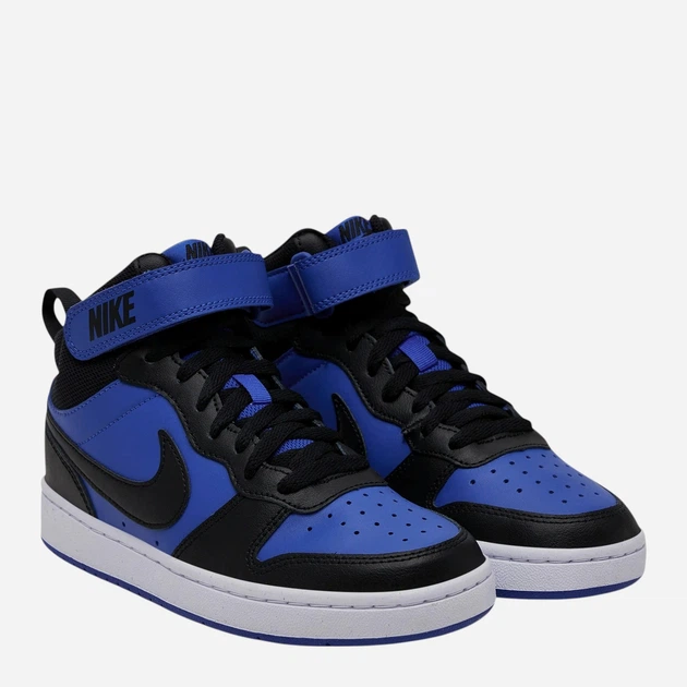 Sneakersy młodzieżowe chłopięce wysokie Nike Court Borough Mid 2 (Gs) CD7782-404 37.5 (5US) Czarne (197594221130) - obraz 2