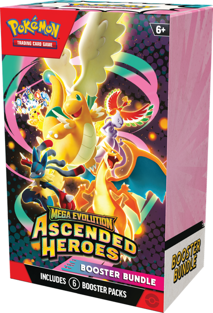 Dodatek Pokemon TCG: Mega Evolution – Ascended Heroes - Booster Bundle (196214131613) - obraz 2