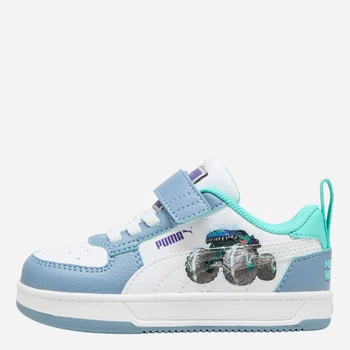 Sneakersy chłopięce na rzepy Puma Caven 2.0 Lo Hot Wheels 2 AC+ Inf C 40340701 26 (8.5UK) Białe (4069156711594)