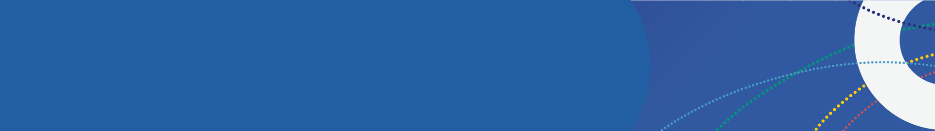 dark blue background with a white circle