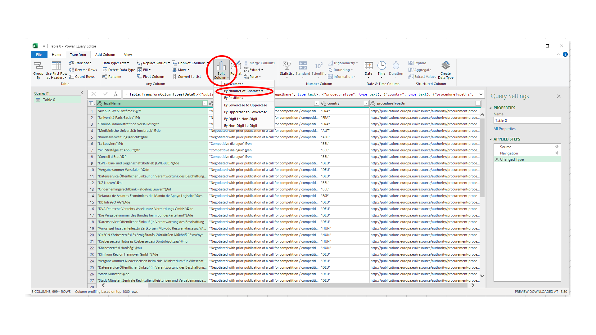 6.excel split column copy