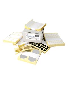 Etikete samoljepljive na listu formata A5, slep, 32x19 mm, bijele, Nano, 30 etiketa na listu, 15000 etiketa u kutiji